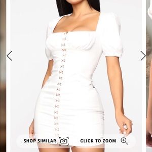 Off white fashion nova dress